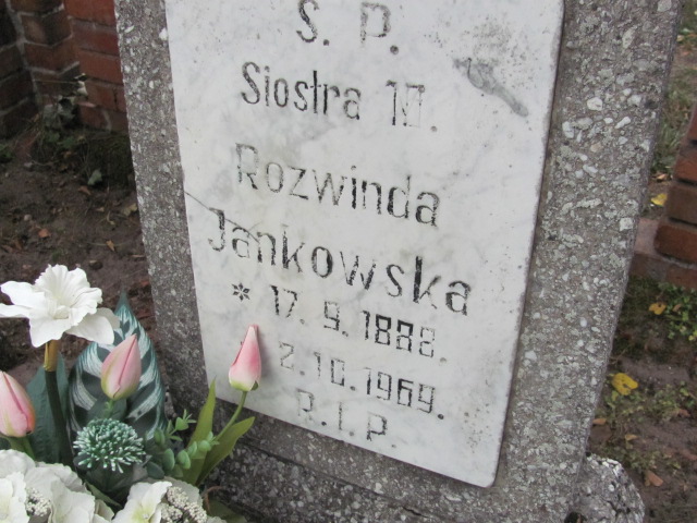 Rozwinda Jankowska 1888 Wyrzysk - Grobonet - Wyszukiwarka osób pochowanych