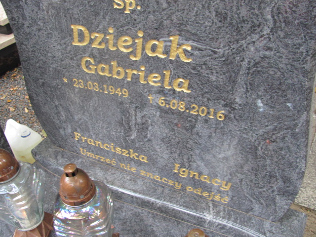 Franciszka Dziejak 1911 Wyrzysk - Grobonet - Wyszukiwarka osób pochowanych