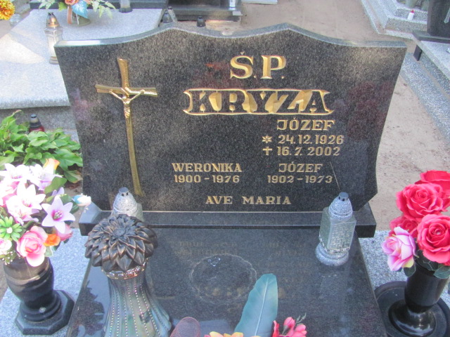 Józef Kryza 1902 Wyrzysk - Grobonet - Wyszukiwarka osób pochowanych