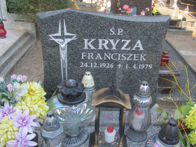 Franciszek Kryza  1926 Wyrzysk - Grobonet - Wyszukiwarka osób pochowanych