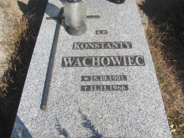 Konstanty Wachowiec 1901 Wyrzysk - Grobonet - Wyszukiwarka osób pochowanych