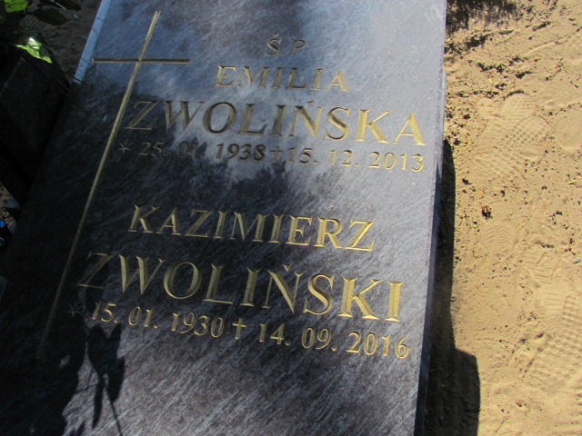 Emilia Zwolińska  1938 Wyrzysk - Grobonet - Wyszukiwarka osób pochowanych