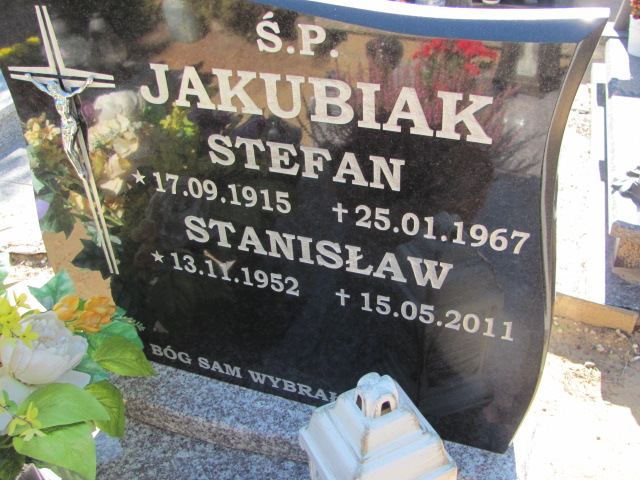 Stefan Jakubiak 1915 Wyrzysk - Grobonet - Wyszukiwarka osób pochowanych