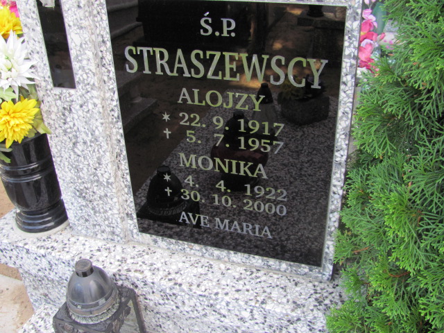 Monika Straszewska  1922 Wyrzysk - Grobonet - Wyszukiwarka osób pochowanych