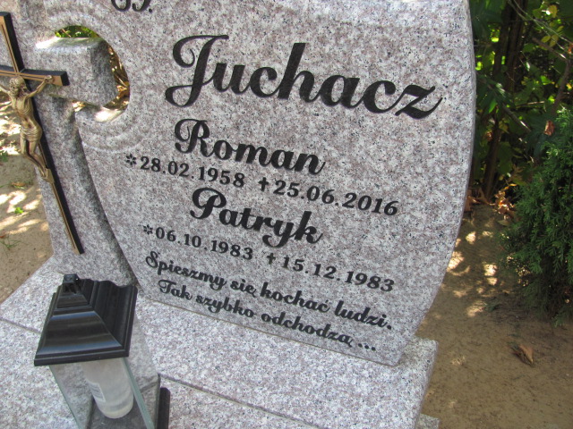 Patryk Juchacz 1983 Wyrzysk - Grobonet - Wyszukiwarka osób pochowanych