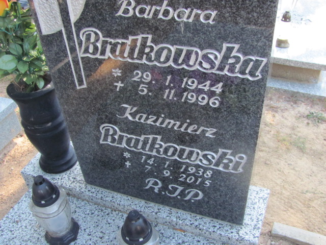 Barbara Bratkowska 1944 Wyrzysk - Grobonet - Wyszukiwarka osób pochowanych